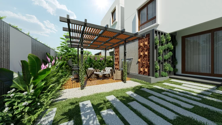 Private courtyard