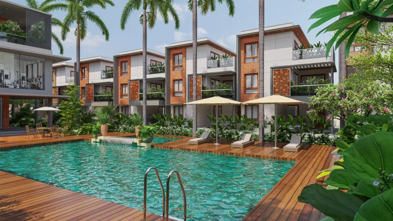 4 BHK villas with private pool