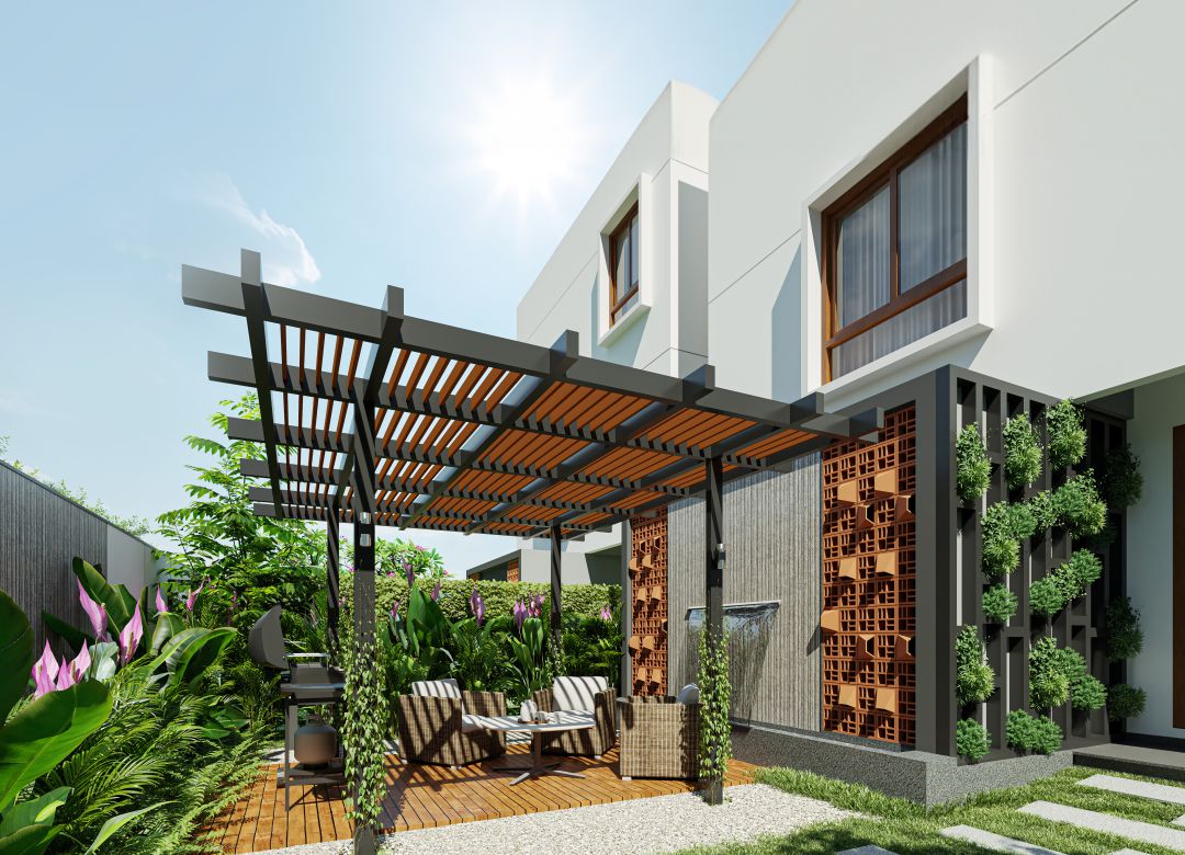 4 BHK villas in sarjapur road with private Courtyard